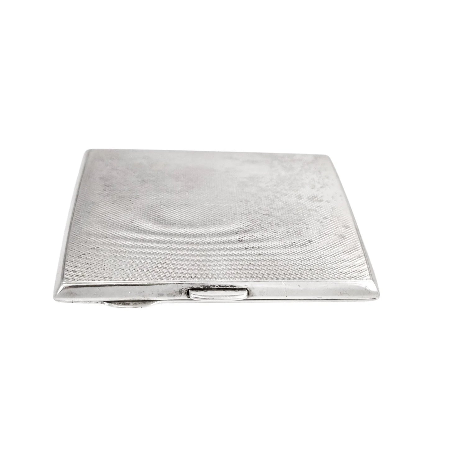 1930's Royal Air Force (RAF) gilt sterling silver engine-turned cigarette or card case