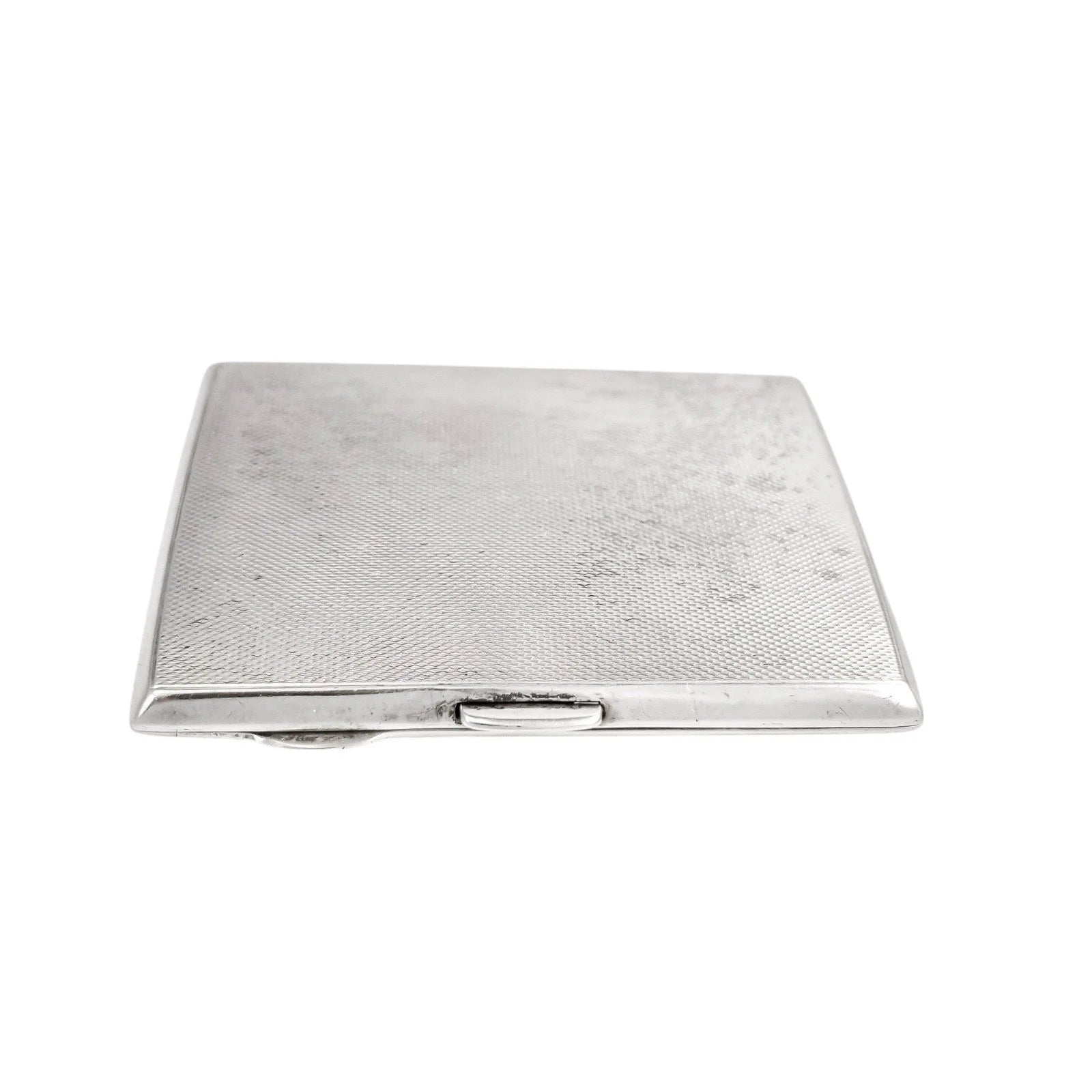 1930's Royal Air Force (RAF) gilt sterling silver engine-turned cigarette or card case
