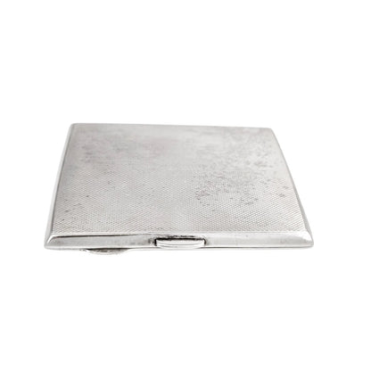 1930's Royal Air Force (RAF) gilt sterling silver engine-turned cigarette or card case