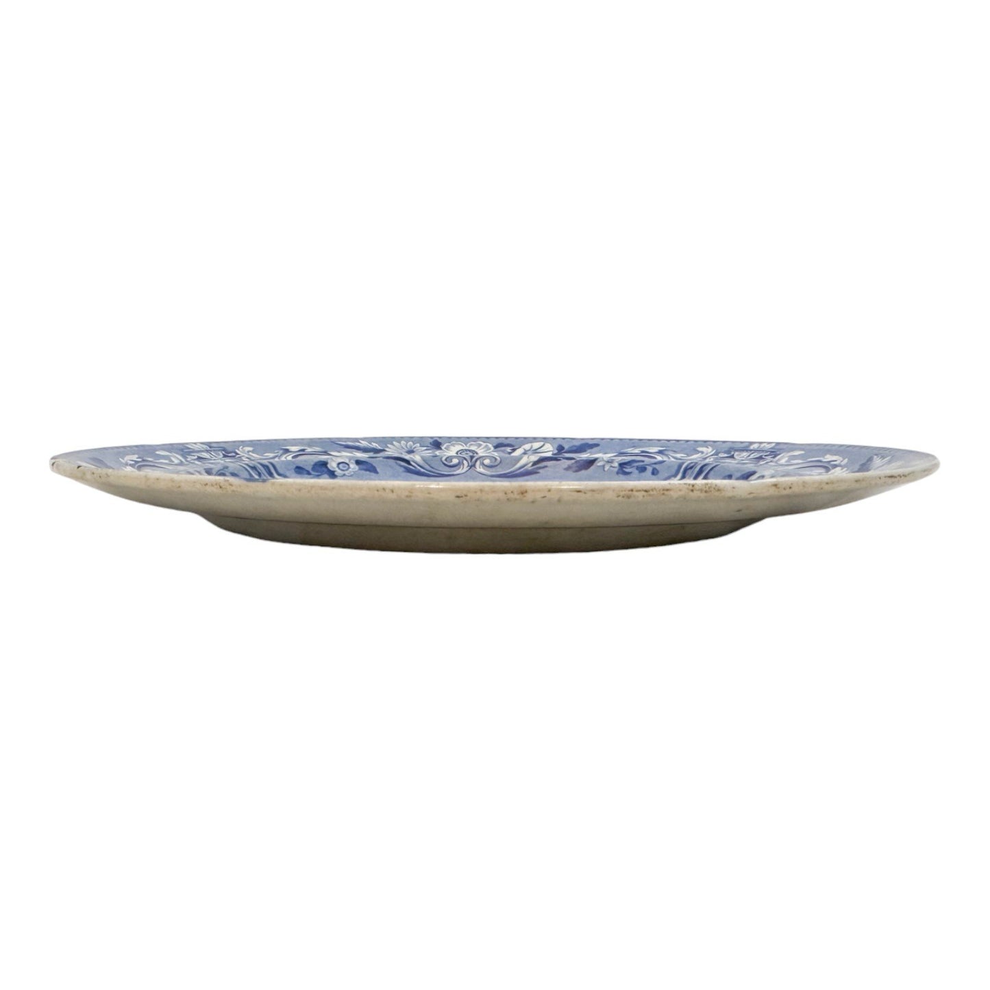 Georgian Staffordshire blue and white transferware Tchiurluk Ottoman dinner plate
