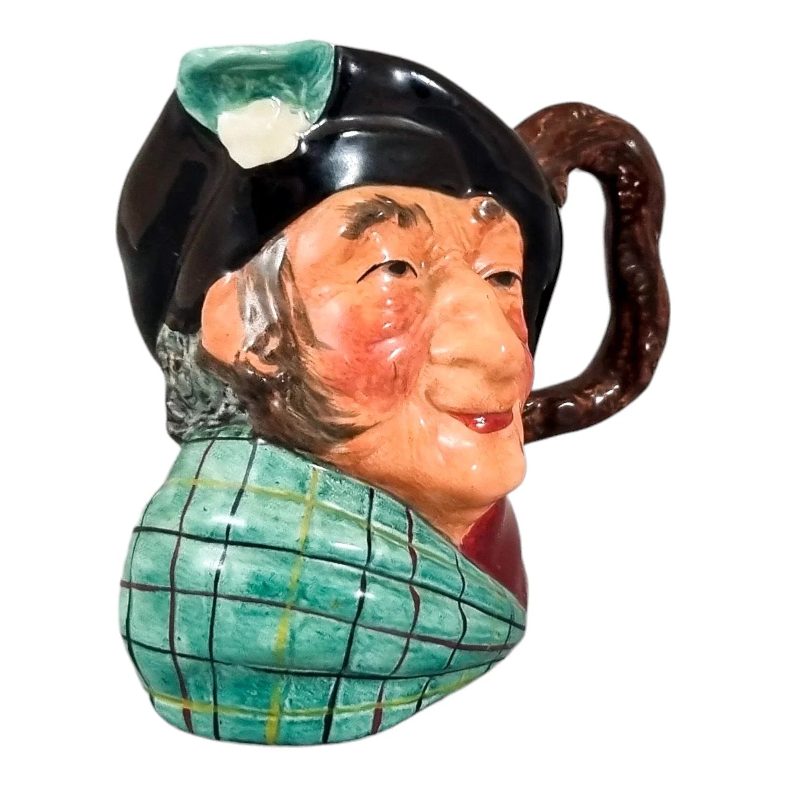 1950's Kelsboro Ware “Auld Mac” character Toby jug of Scottish man / milk pitcher