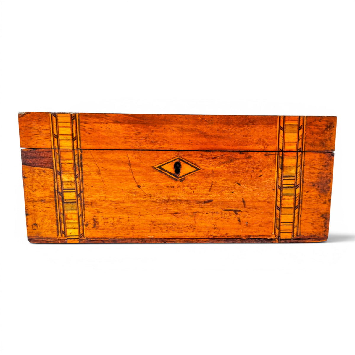 Georgian Tunbridge Ware marquetry jewellery box