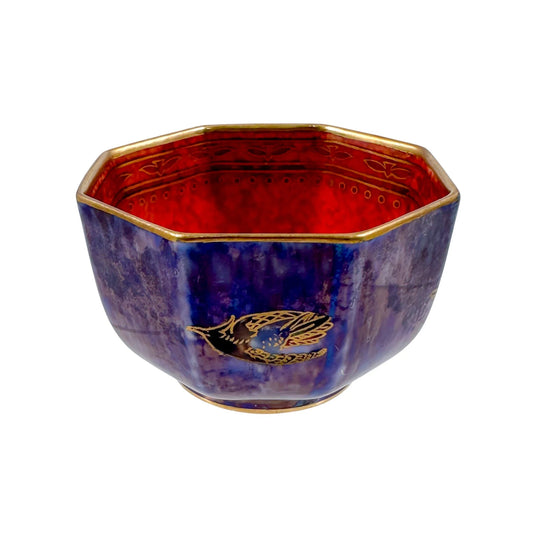 1920's Daisy Makeig-Jones for Wedgwood "Hummingbird Fairyland" lustre porcelain bowl