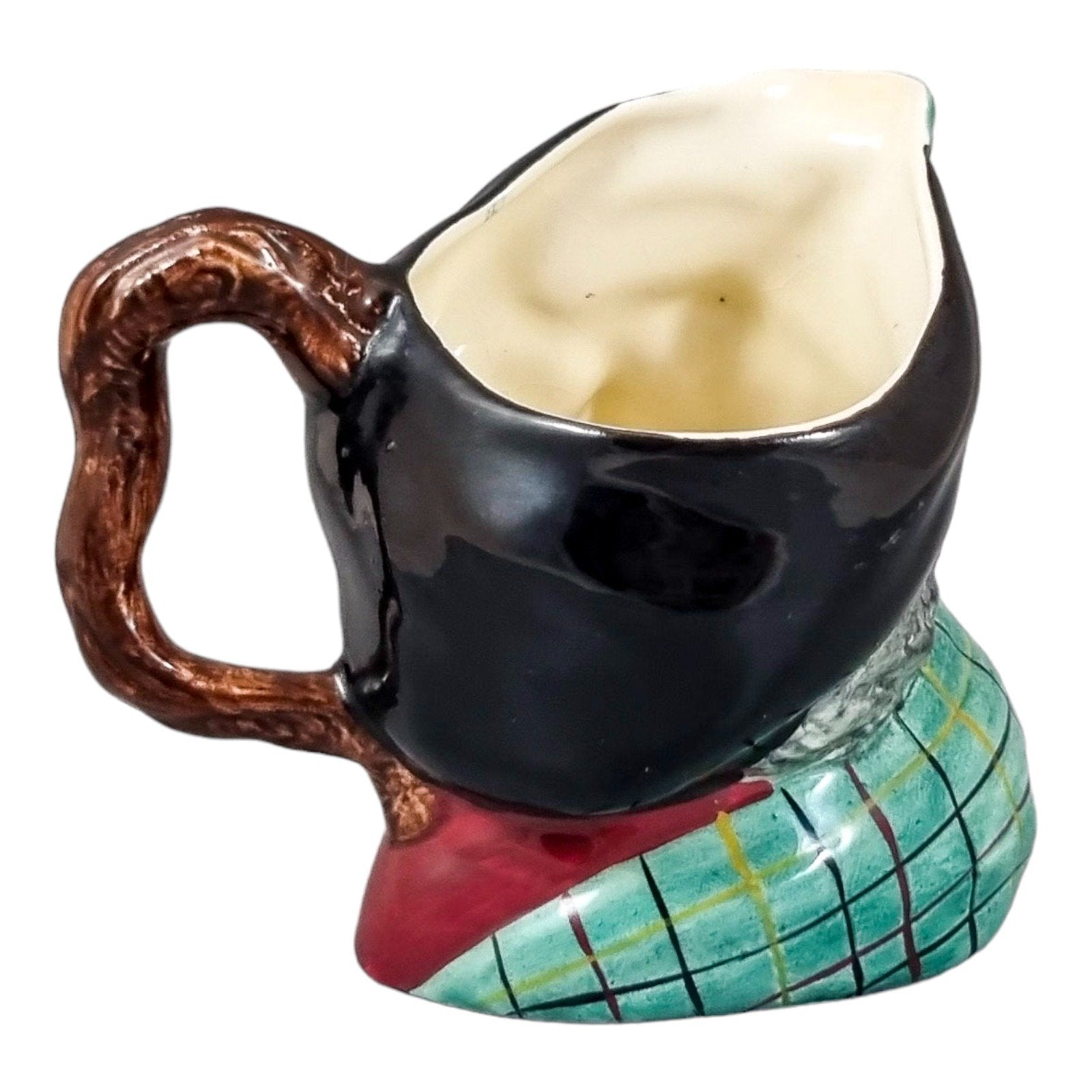 1950's Kelsboro Ware “Auld Mac” character Toby jug of Scottish man / milk pitcher