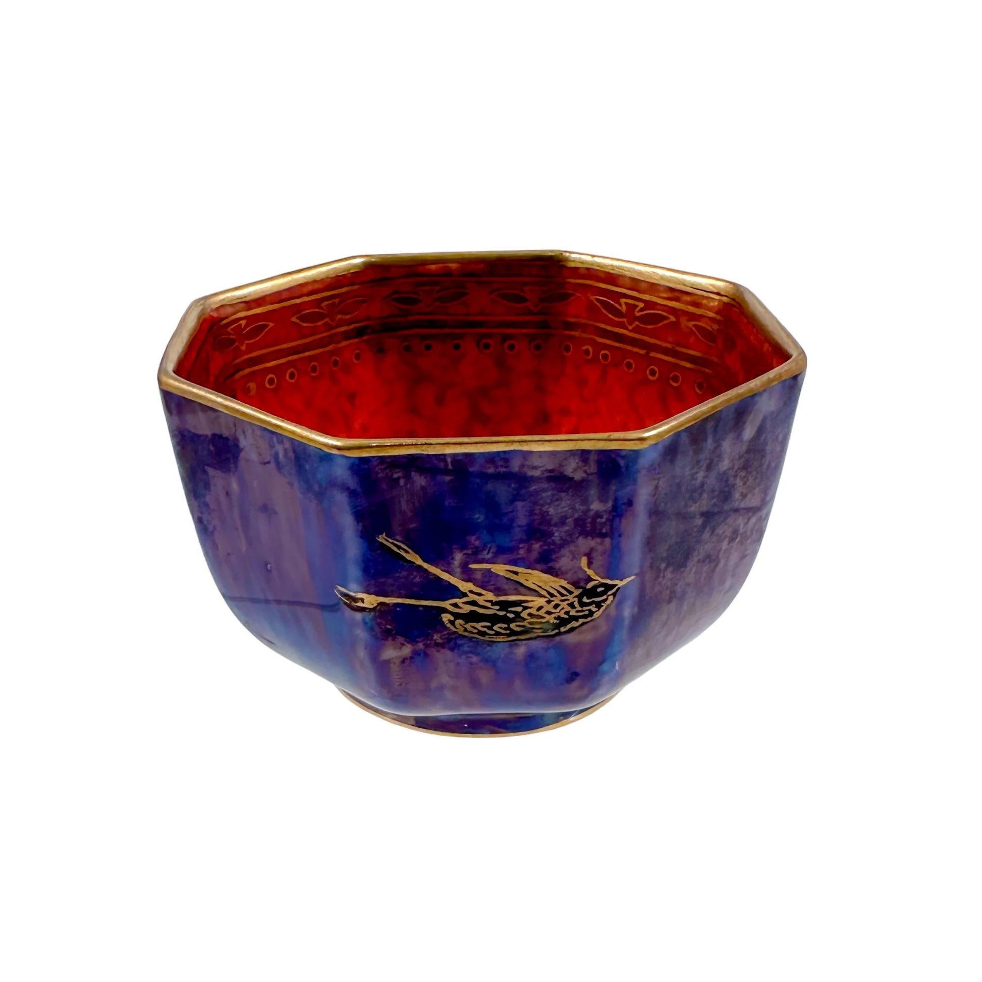 1920's Daisy Makeig-Jones for Wedgwood "Hummingbird Fairyland" lustre porcelain bowl