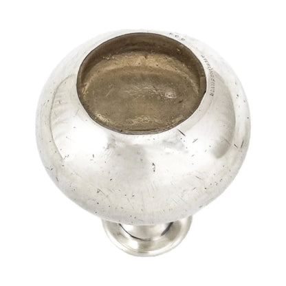 1910's American perfume scent bottle with full sterling silver overlay