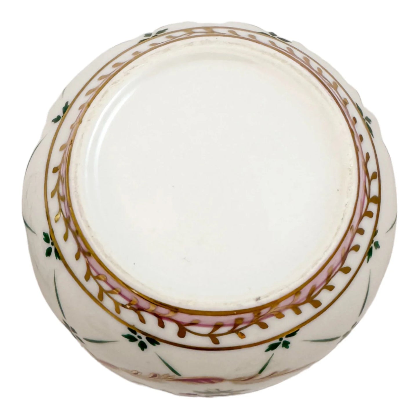 Pair of Royal Europe porcelain ginger jars with moulded lids and hand-painted with flowers