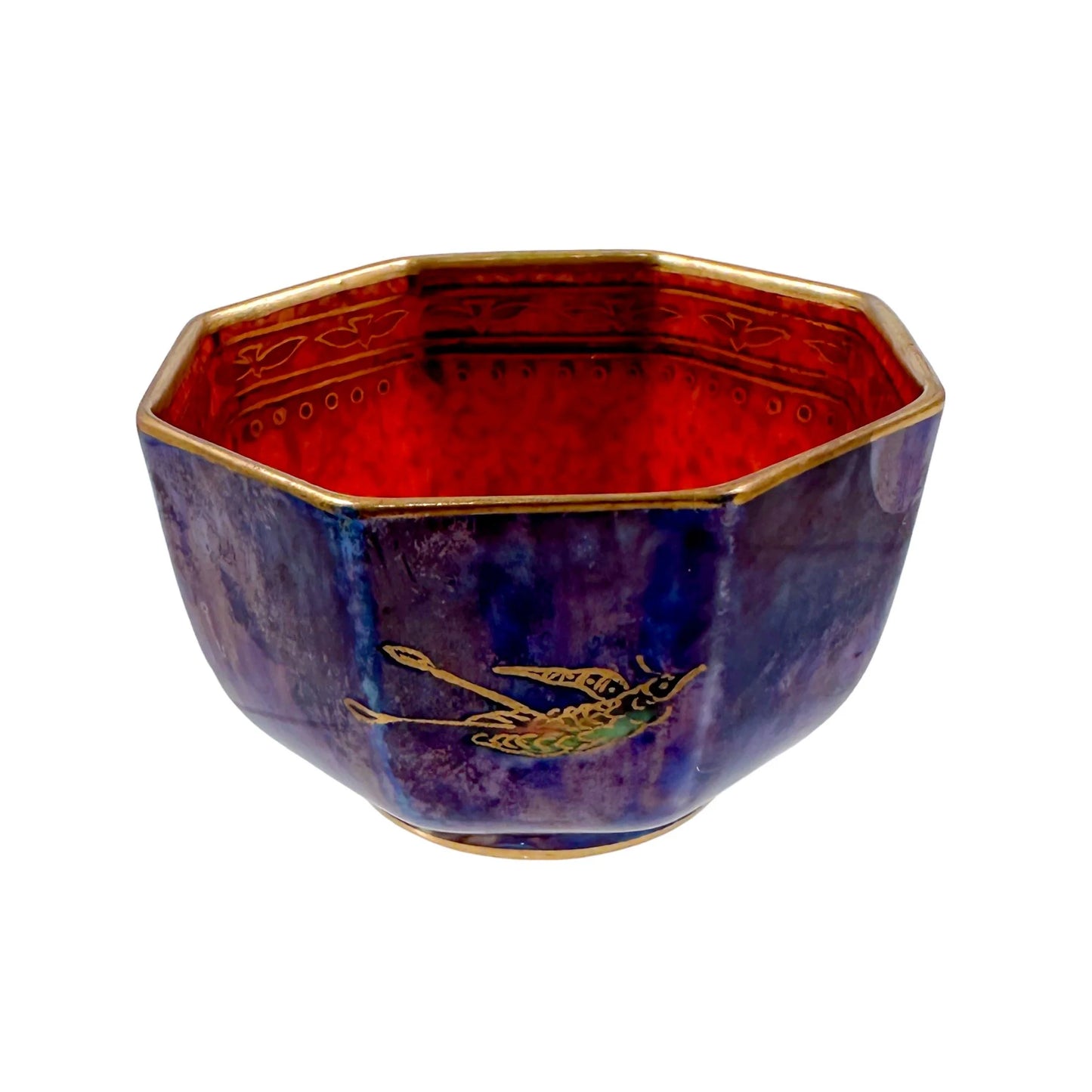 1920's Daisy Makeig-Jones for Wedgwood "Hummingbird Fairyland" lustre porcelain bowl