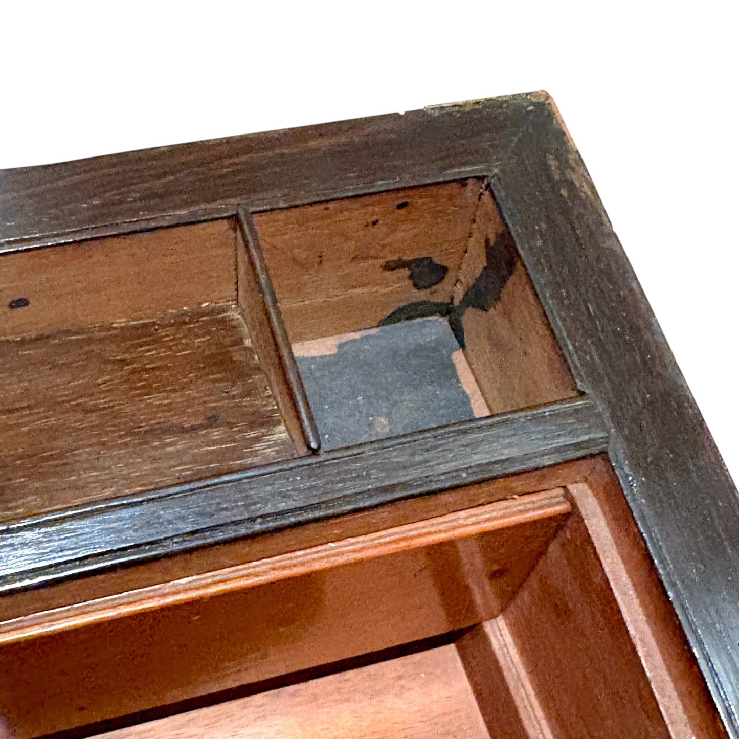 Victorian mahogany writing slope, brass inlay, secret drawers