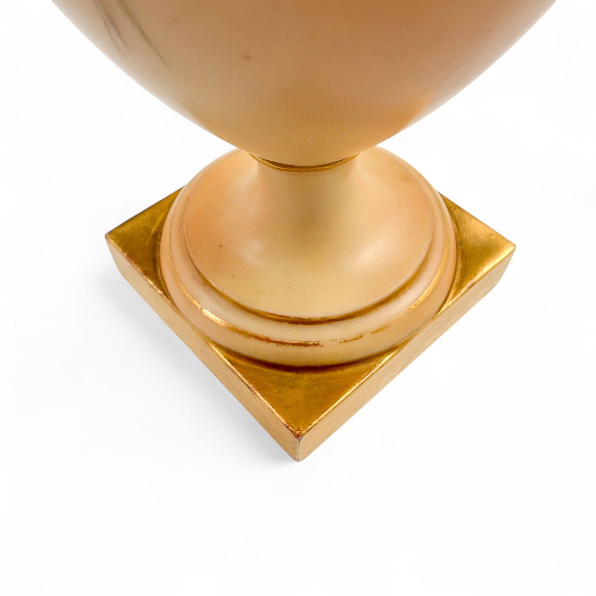 Royal Worcester blush ivory porcelain urn vase 1716 Art Nouveau 1903