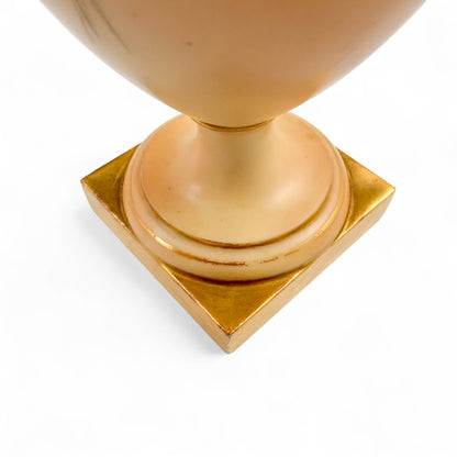 Royal Worcester blush ivory porcelain urn vase 1716 Art Nouveau 1903