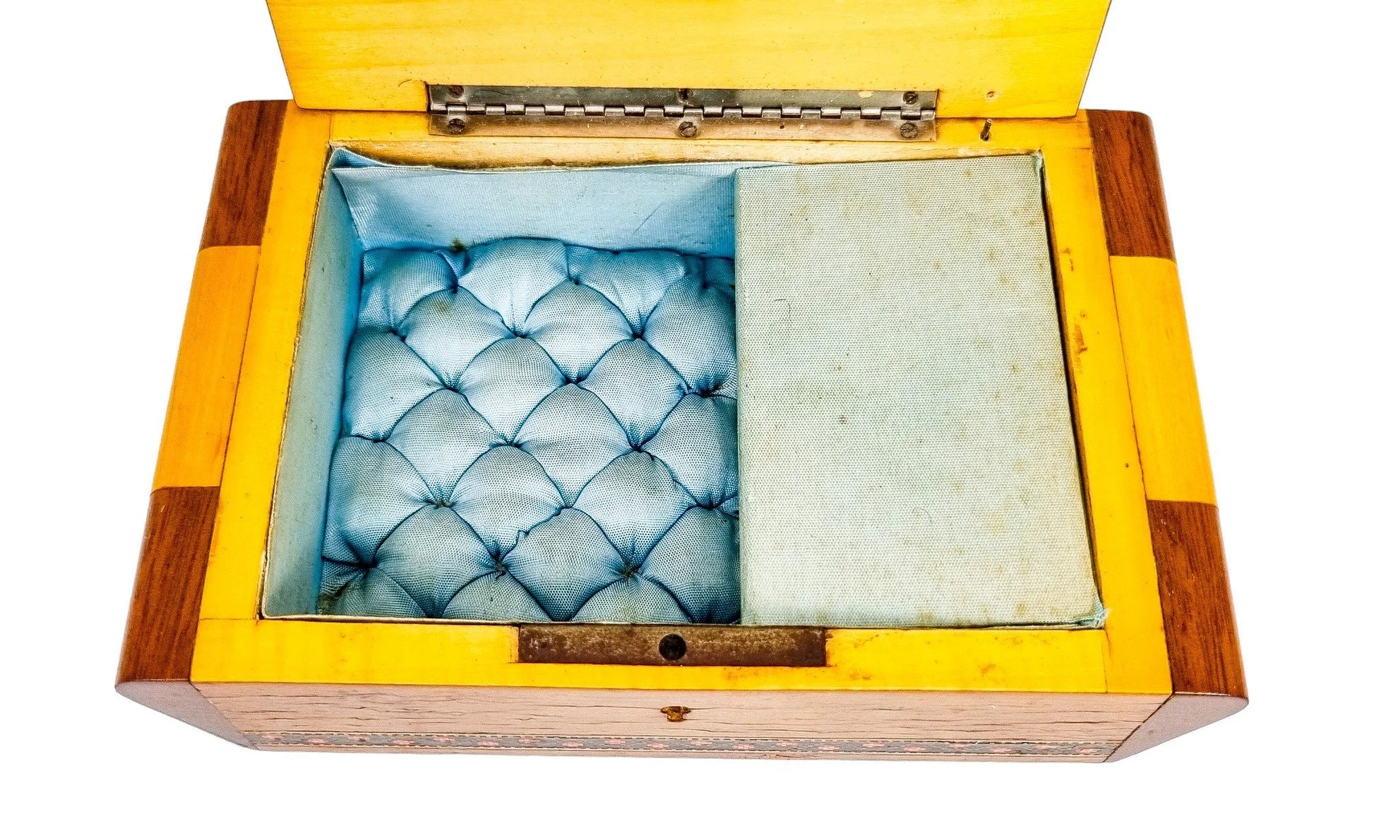 Art Deco Sorrento sarcophagus jewellery box with internal mirror
