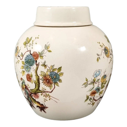 Mason's Ironstone "Birds of Paradise" large ginger jar / biscuit barrel / container