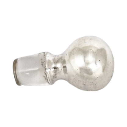 1910's American perfume scent bottle with full sterling silver overlay