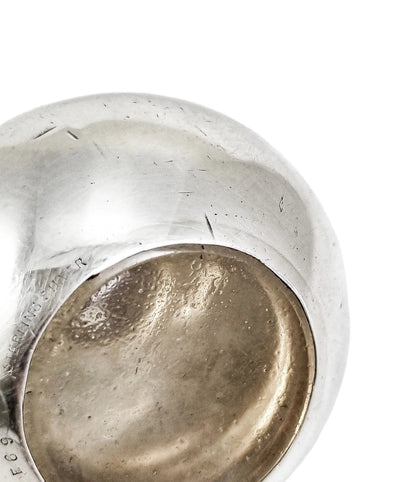 1910's American perfume scent bottle with full sterling silver overlay
