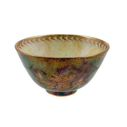 Daisy Makeig-Jones for Wedgwood miniature Fairyland lustre bowl, Tibetan dragon motif