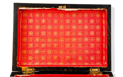 Georgian Tunbridge Ware marquetry jewellery box