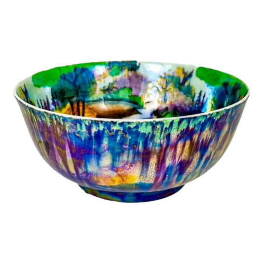 Large Daisy Makeig Jones Wedgwood “Fairyland Lustre” bowl