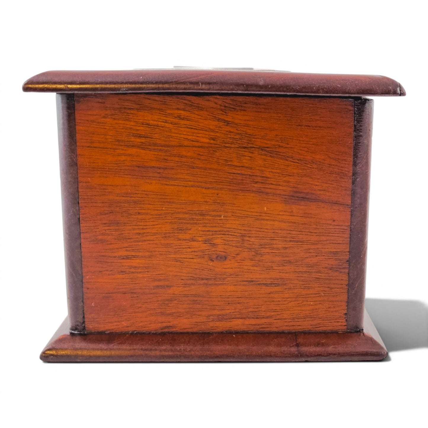 1790's Swedish Gustavian mahogany box, geometric inlay