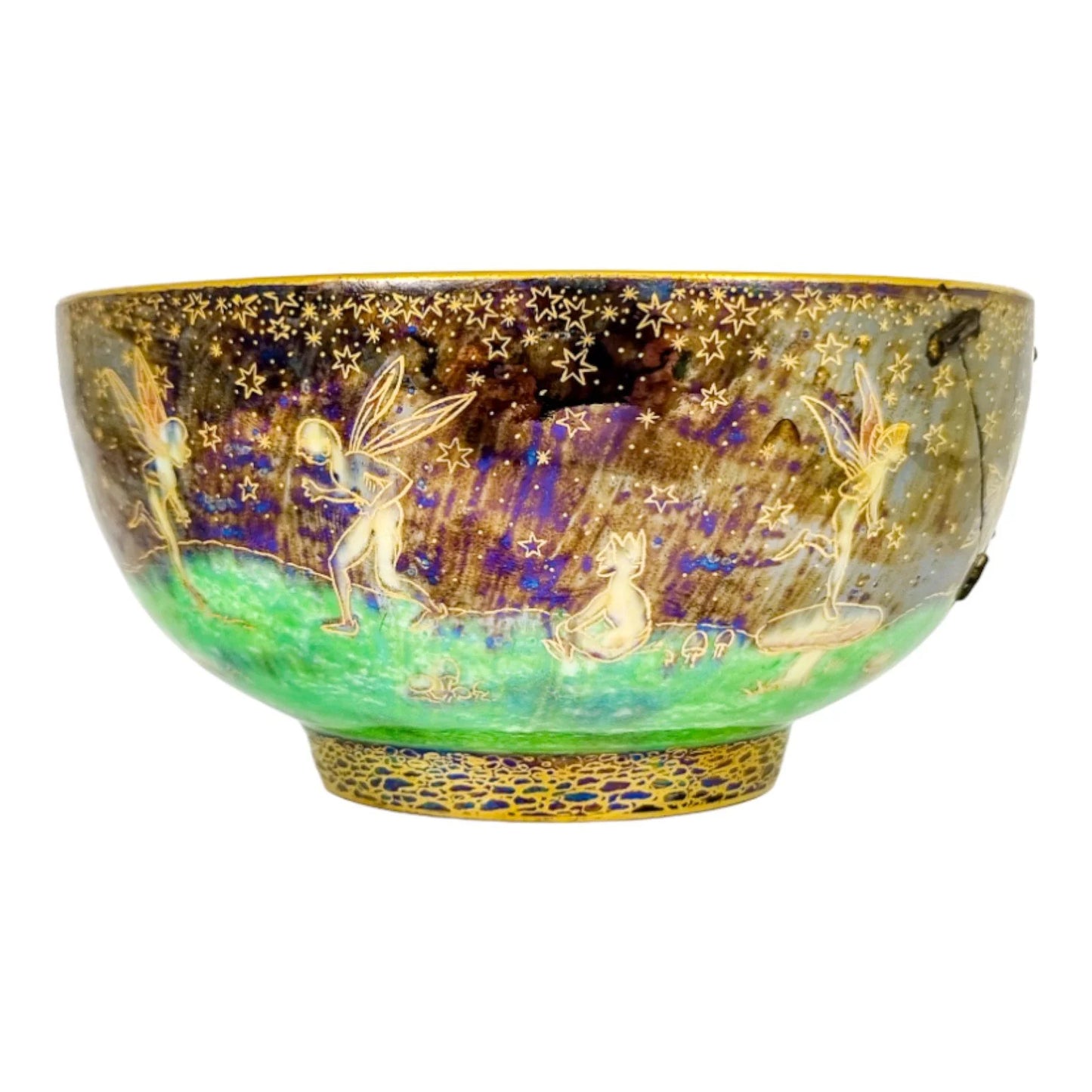 1920's Daisy Makeig Jones Wedgwood “Leapfrogging Elves” bowl