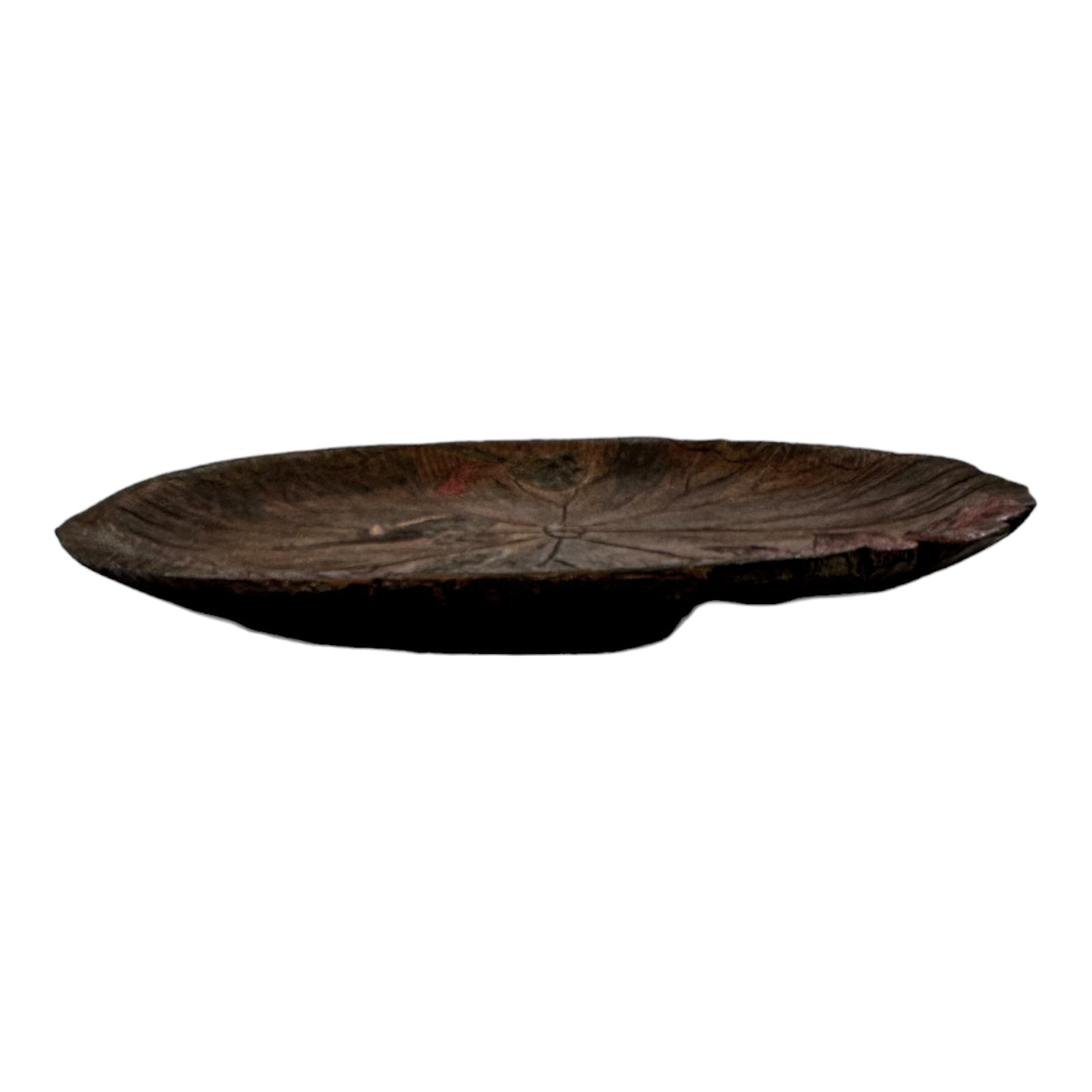 Japanese Arts & Crafts fruitwood sake tray for Liberty of London, frog wrestling a mouse