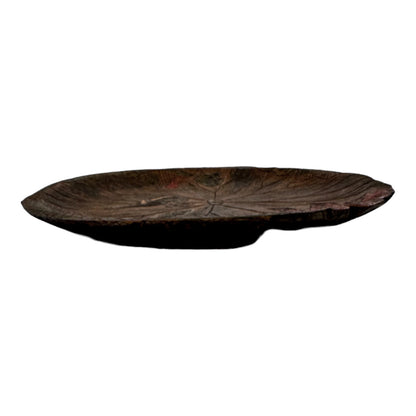 Japanese Arts & Crafts fruitwood sake tray for Liberty of London, frog wrestling a mouse