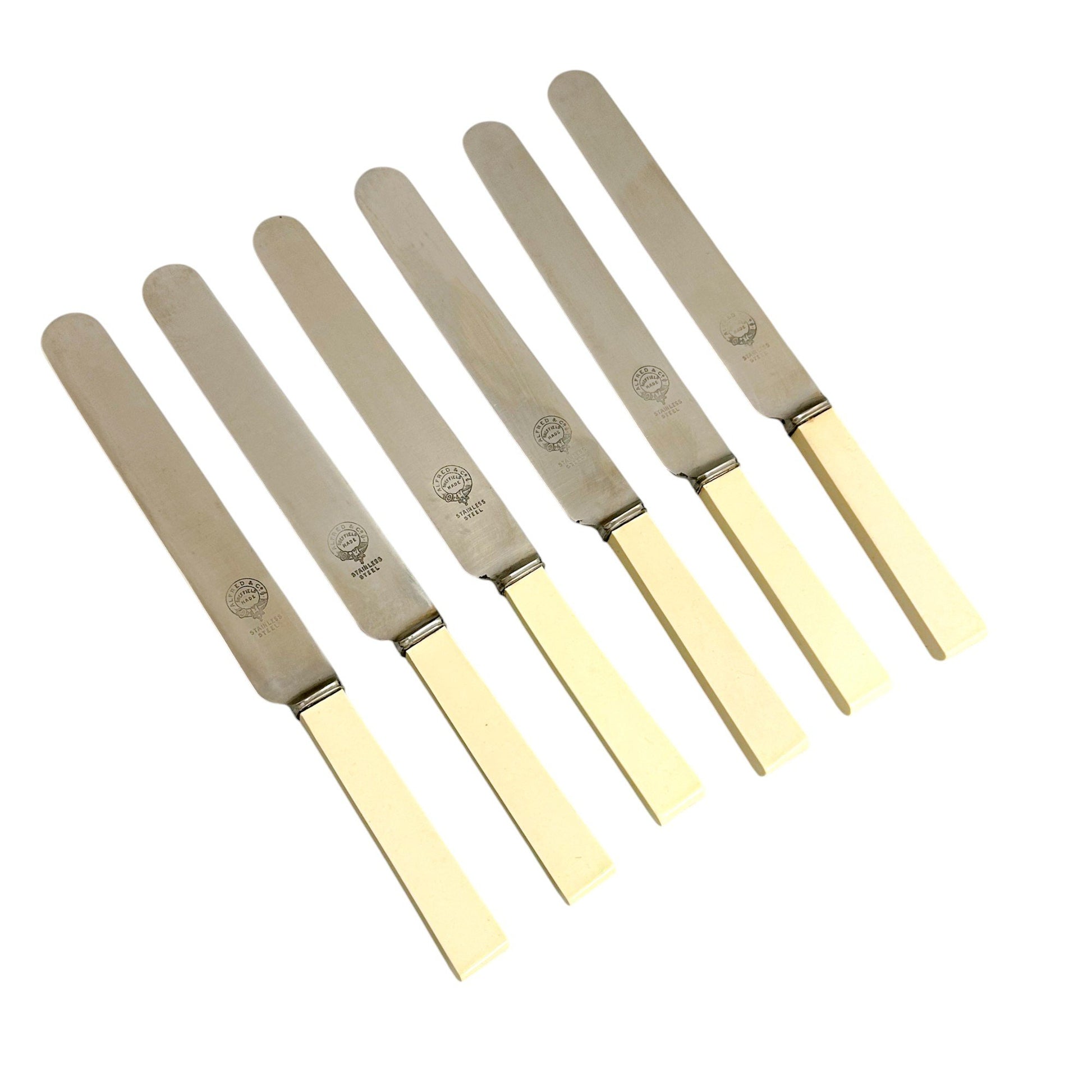 Art Deco 6 person 50 piece oak cutlery canteen full dinner set