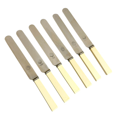 Art Deco 6 person 50 piece oak cutlery canteen full dinner set