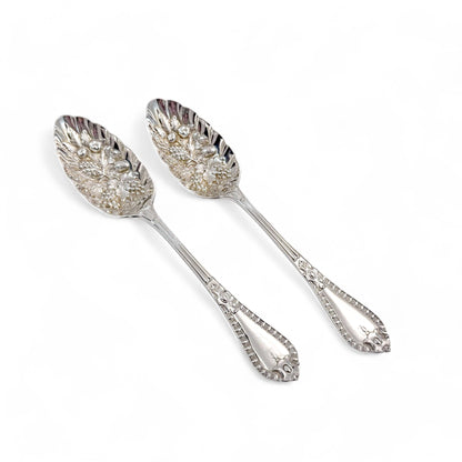 Victorian silver plate Walker & Hall boxed dessert serving cutlery set; Christmas nutcrackers and grape scissors
