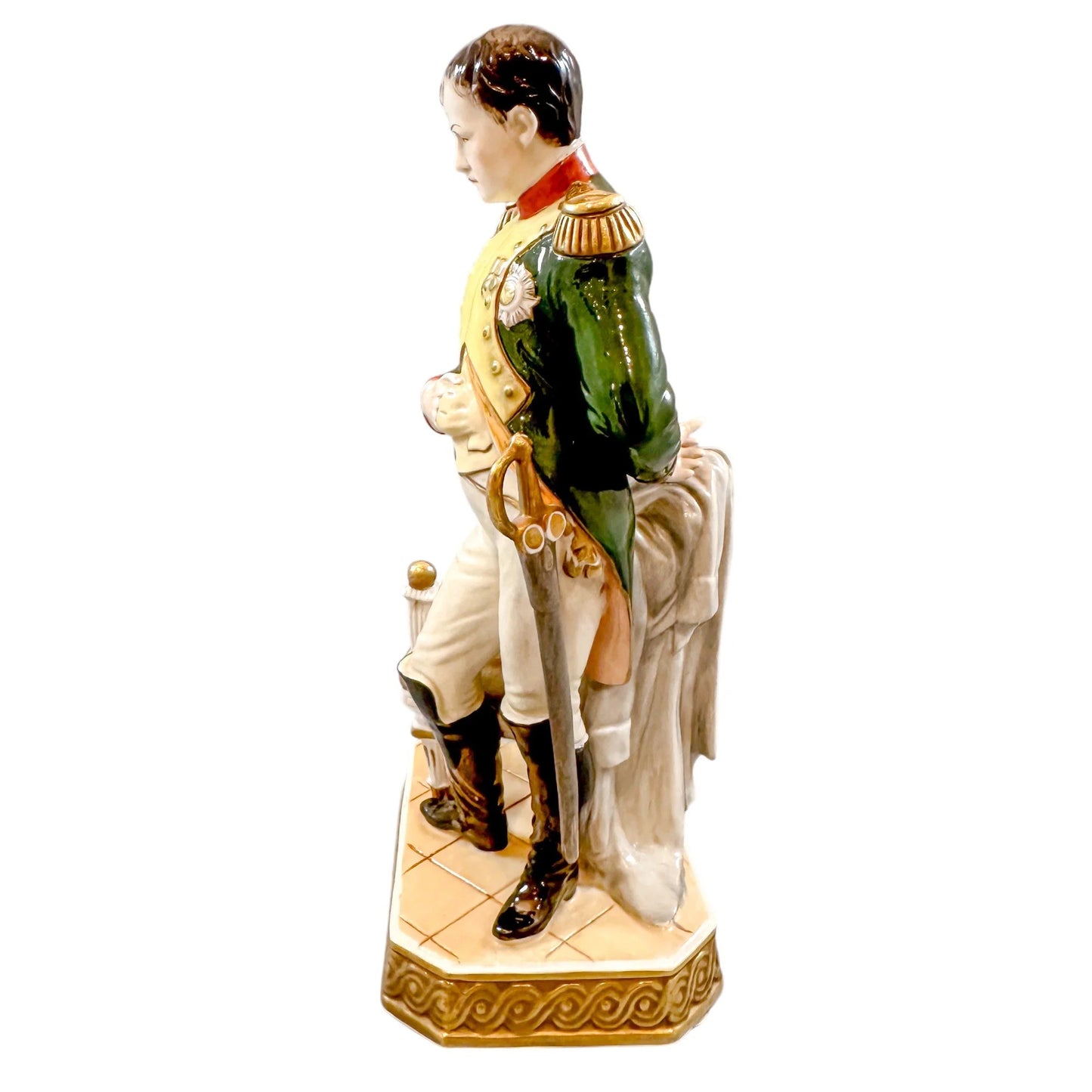 Vintage German porcelain Rudolf Kammer Napoleon Bonaparte figurine