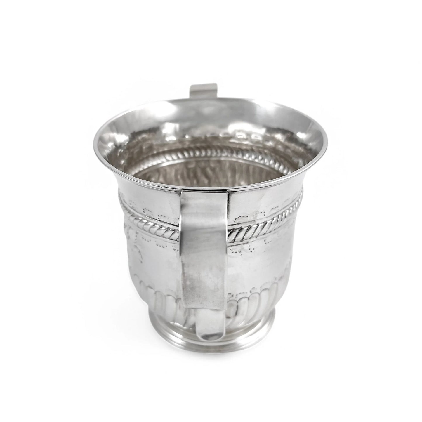 Georgian sterling silver two handled sugar bowl / porringer, William & Robert Peaston, 1761