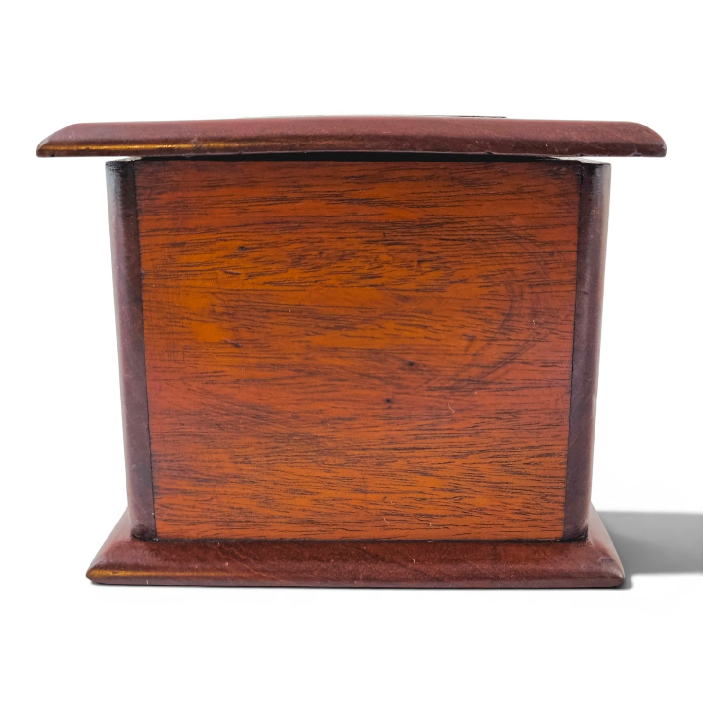 1790's Swedish Gustavian mahogany box, geometric inlay
