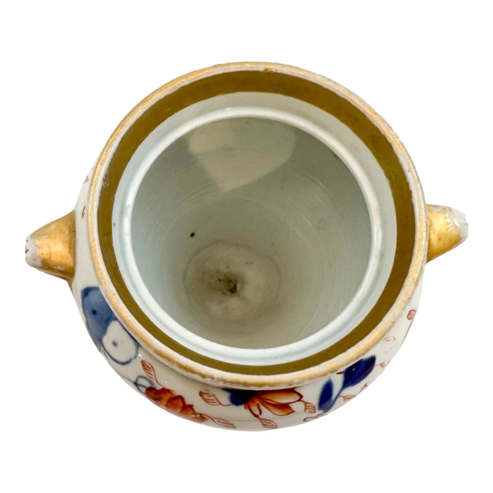 Georgian Mason's Ironstone pot pourri vase / incense burner in "Fence Japan" design