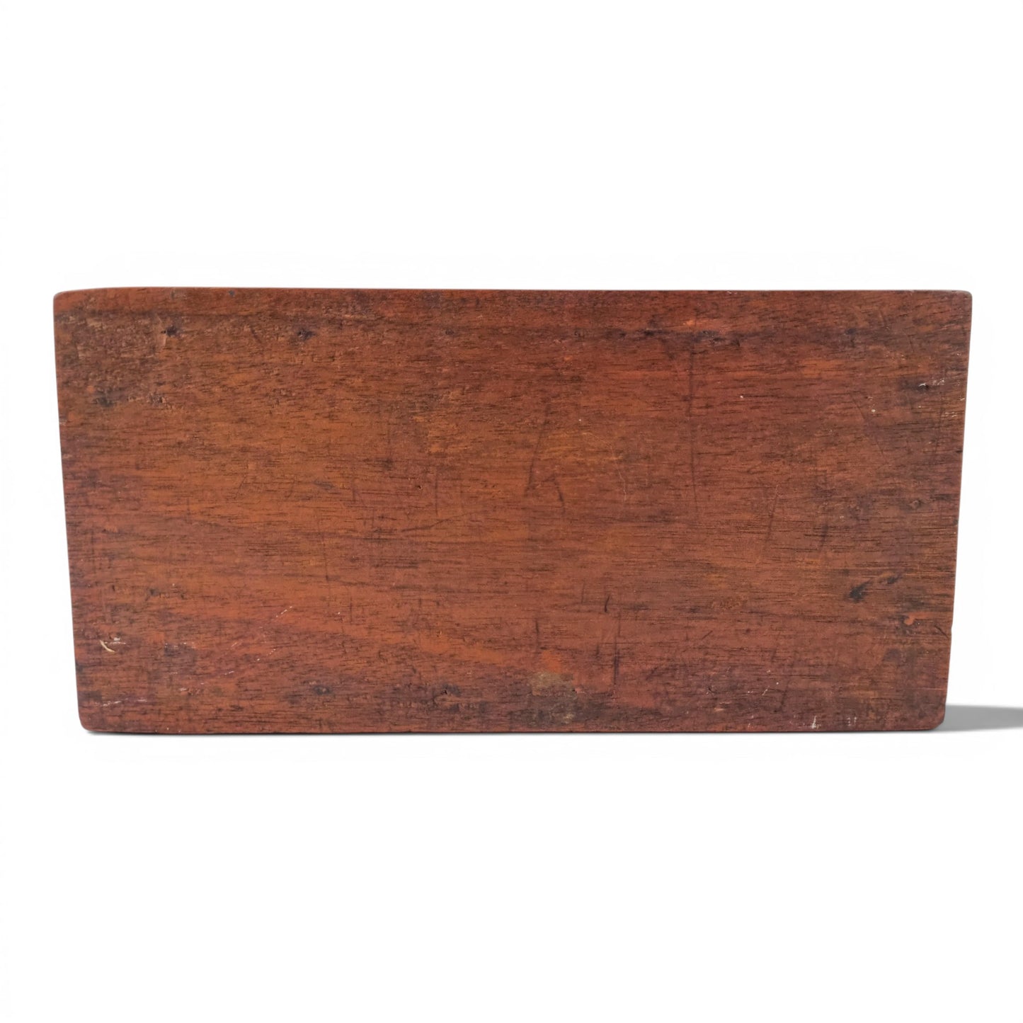 1790's Swedish Gustavian mahogany box, geometric inlay