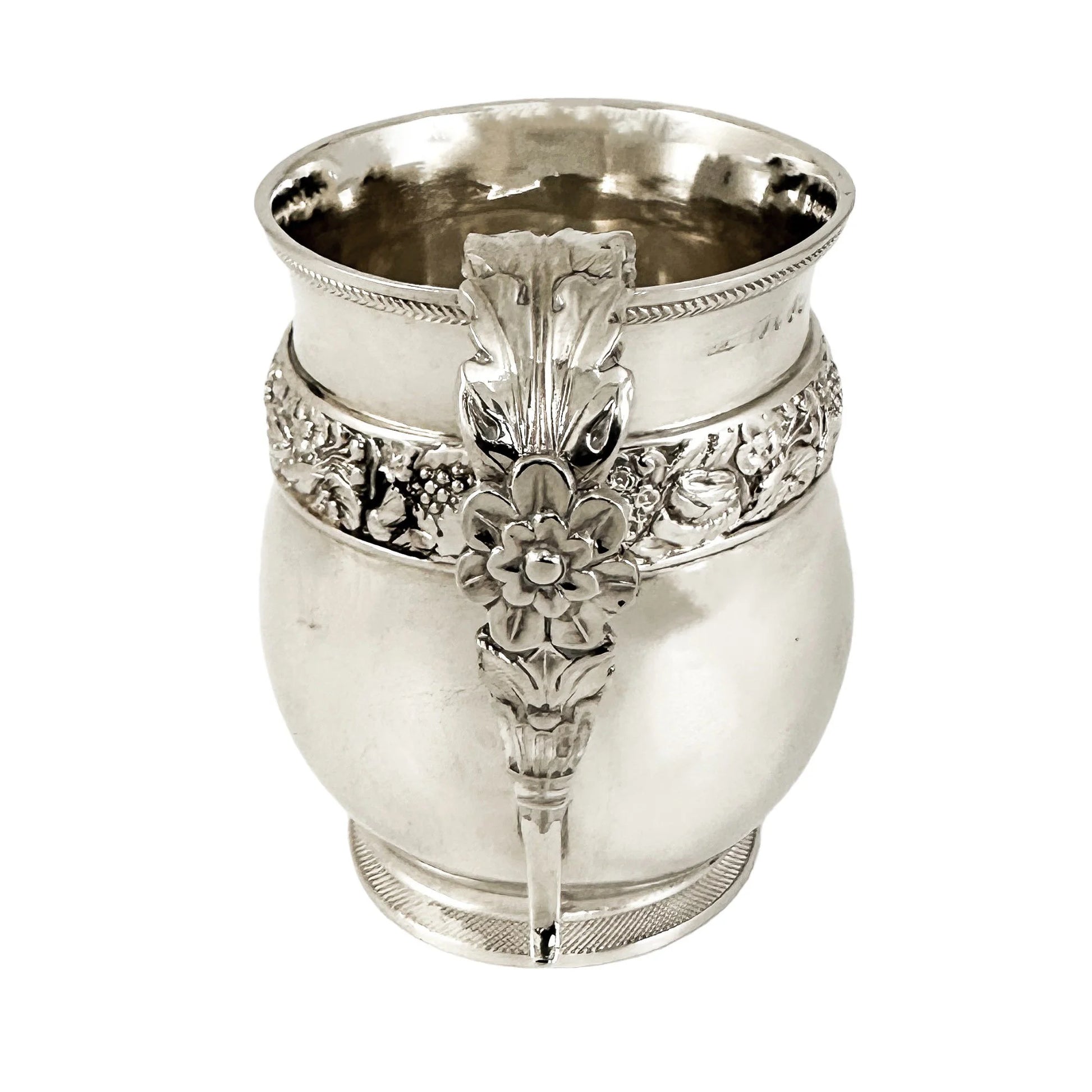 William IV Joseph Angell sterling silver lady’s mug / Christening cup 1817