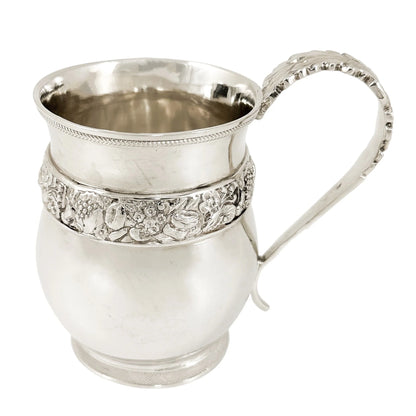 William IV Joseph Angell sterling silver lady’s mug / Christening cup 1817