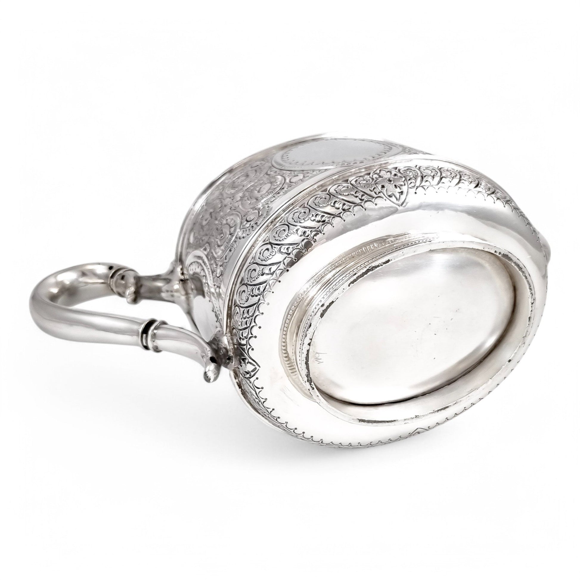 Antique Victorian silver plated three-piece tea set, Rococo Revival and Aestheticism, c. 1880s