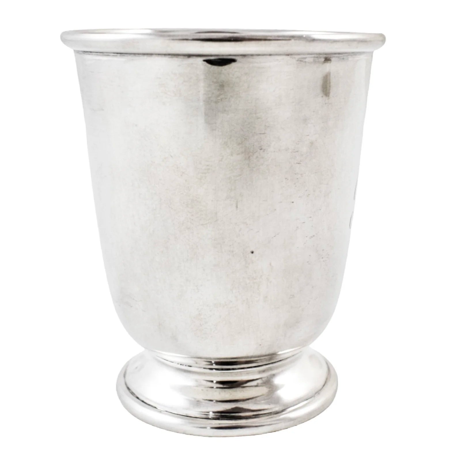 Vintage sterling silver Christening cup and engine-turned napkin ring set "Fiona"