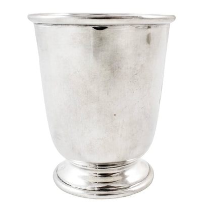 Vintage sterling silver Christening cup and engine-turned napkin ring set "Fiona"