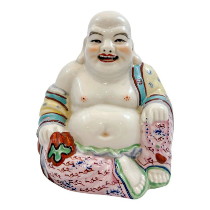 Chinese Republic porcelain Smiling Buddha figurine