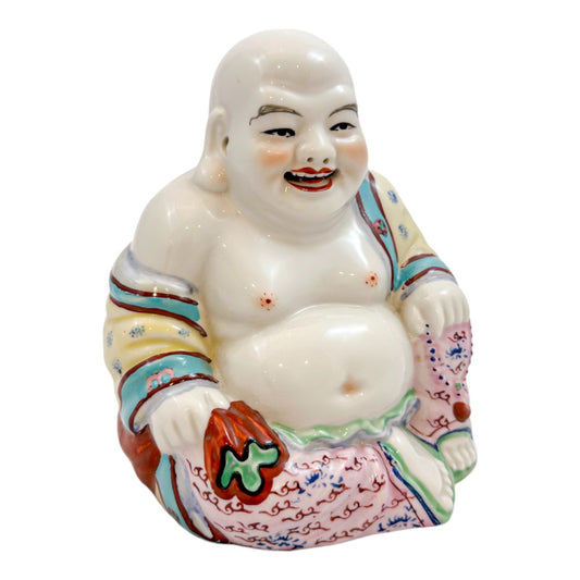 Chinese Republic porcelain Smiling Buddha figurine
