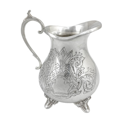 Victorian silver plated large four-piece tea and coffee set with bird finials to lids