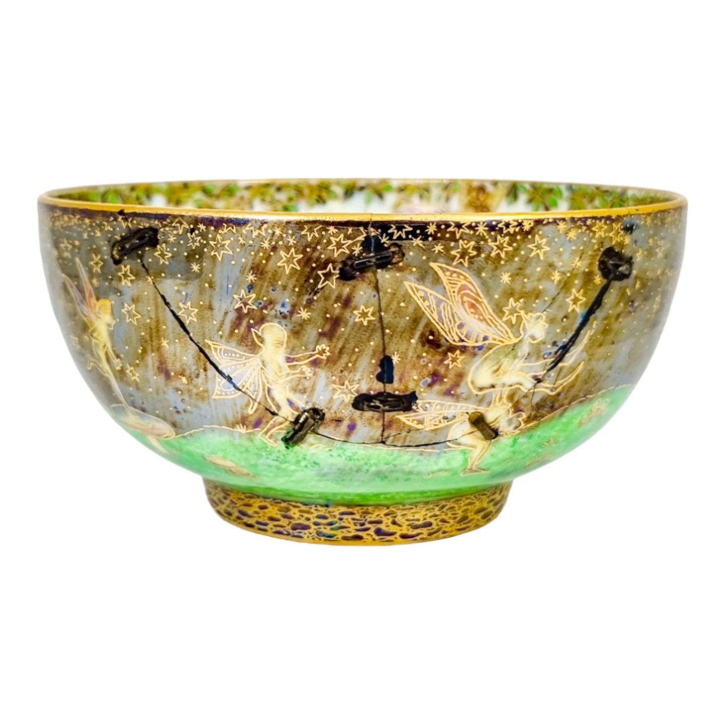 1920's Daisy Makeig Jones Wedgwood “Leapfrogging Elves” bowl