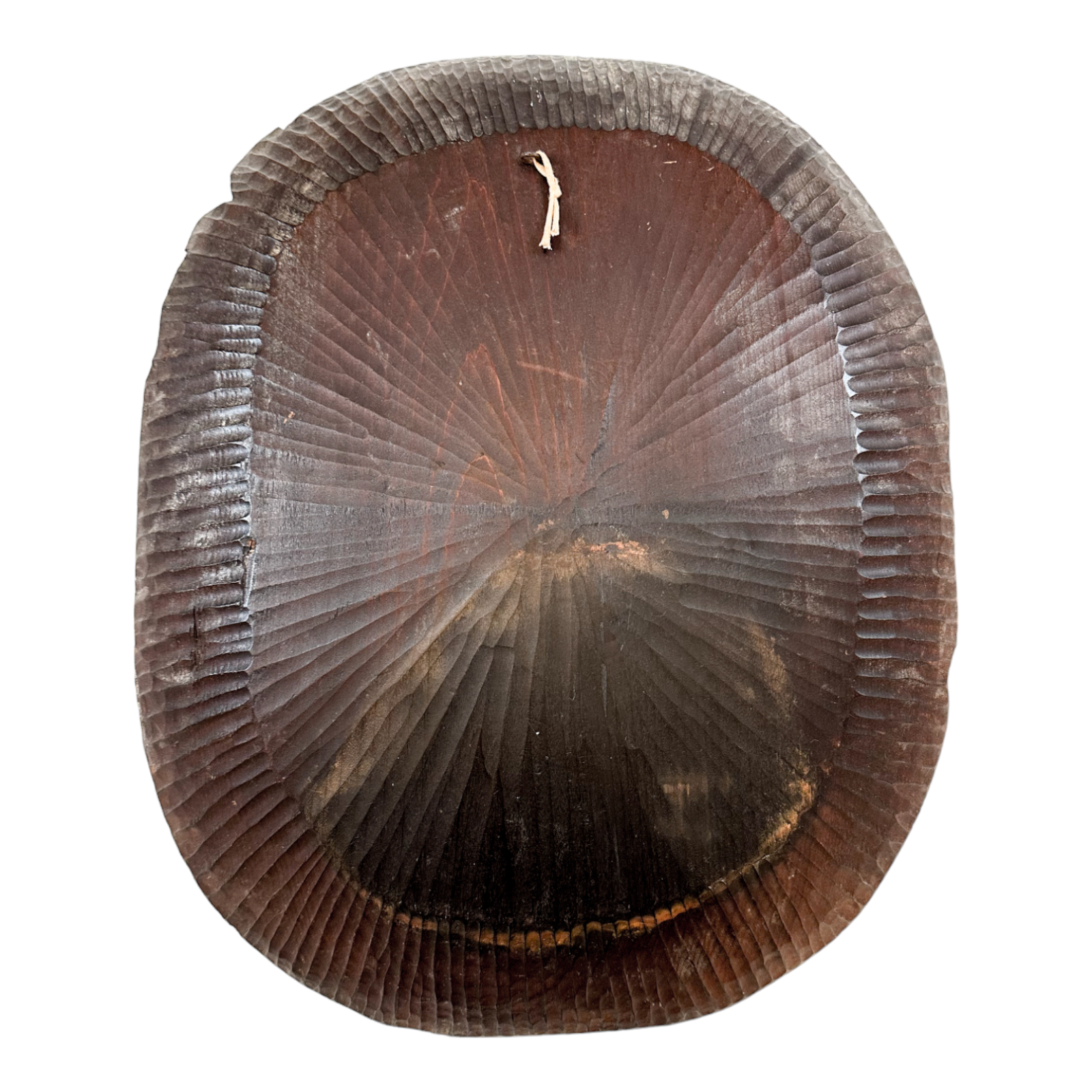 Japanese Arts & Crafts fruitwood sake tray for Liberty of London, frog wrestling a mouse
