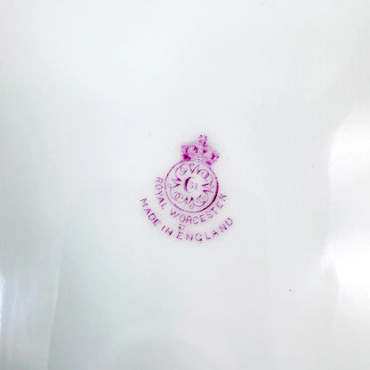 1920's Royal Worcester porcelain Jack Stanley hand-painted cabinet plate
