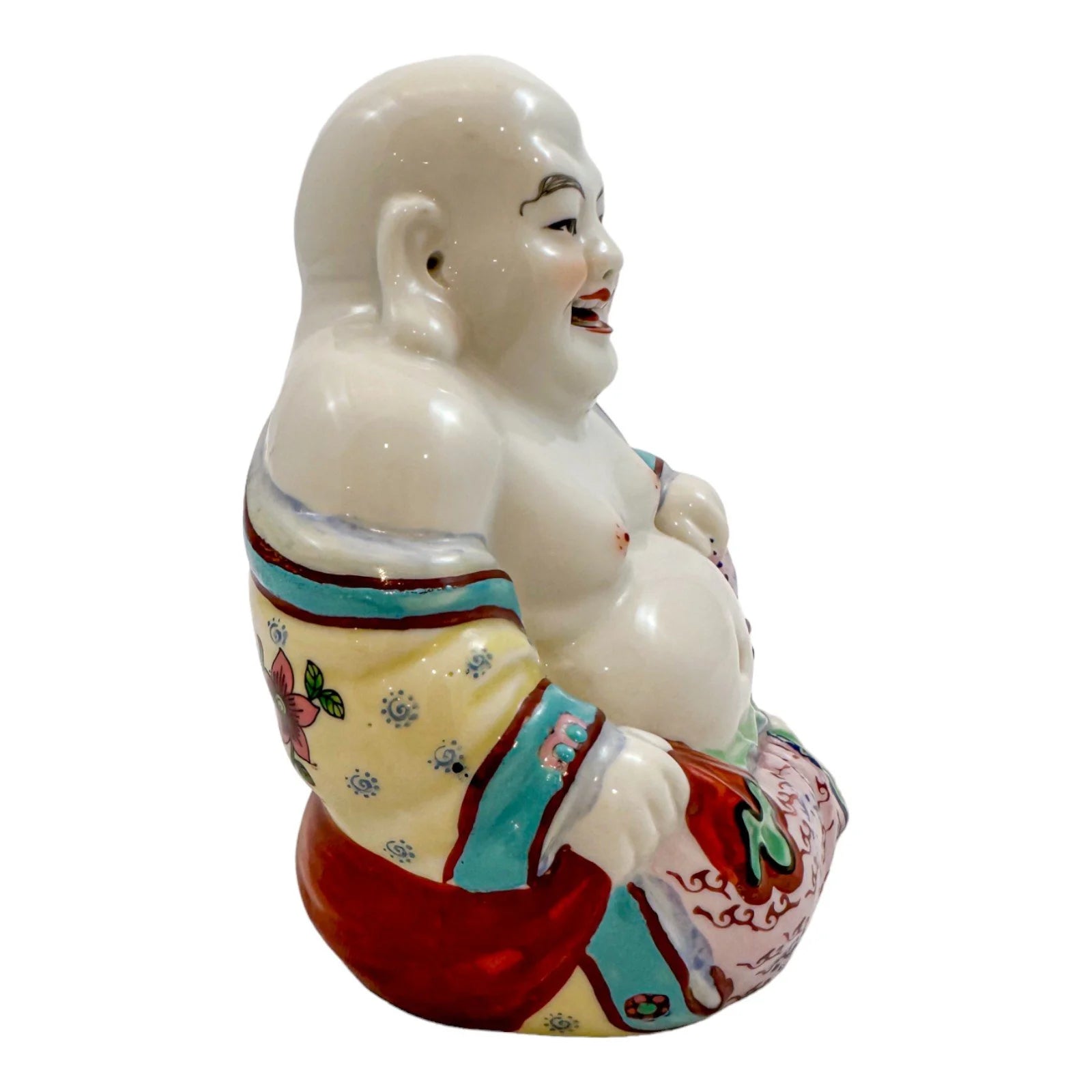 Chinese Republic porcelain Smiling Buddha figurine