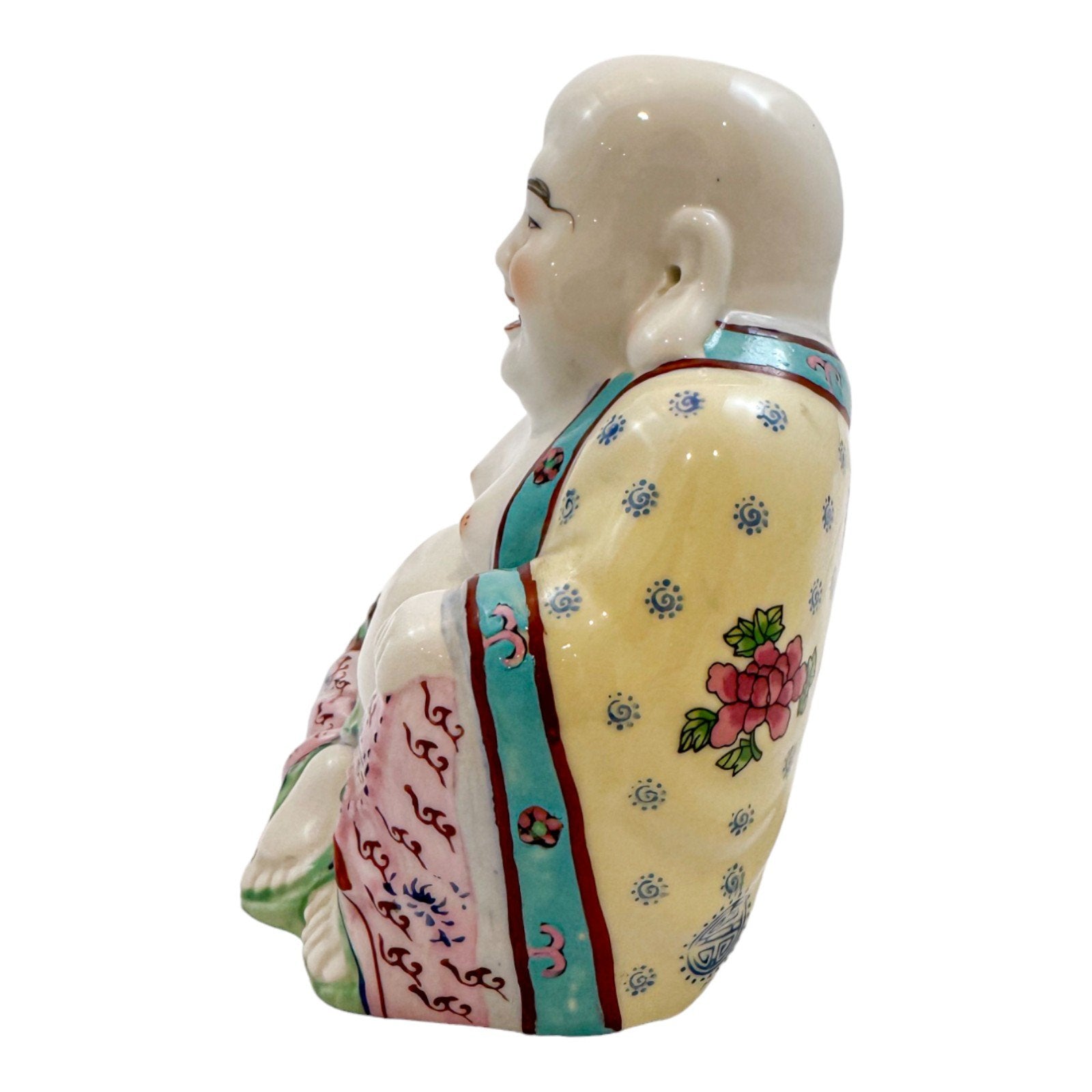 Chinese Republic porcelain Smiling Buddha figurine