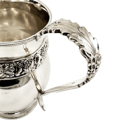 William IV Joseph Angell sterling silver lady’s mug / Christening cup 1817