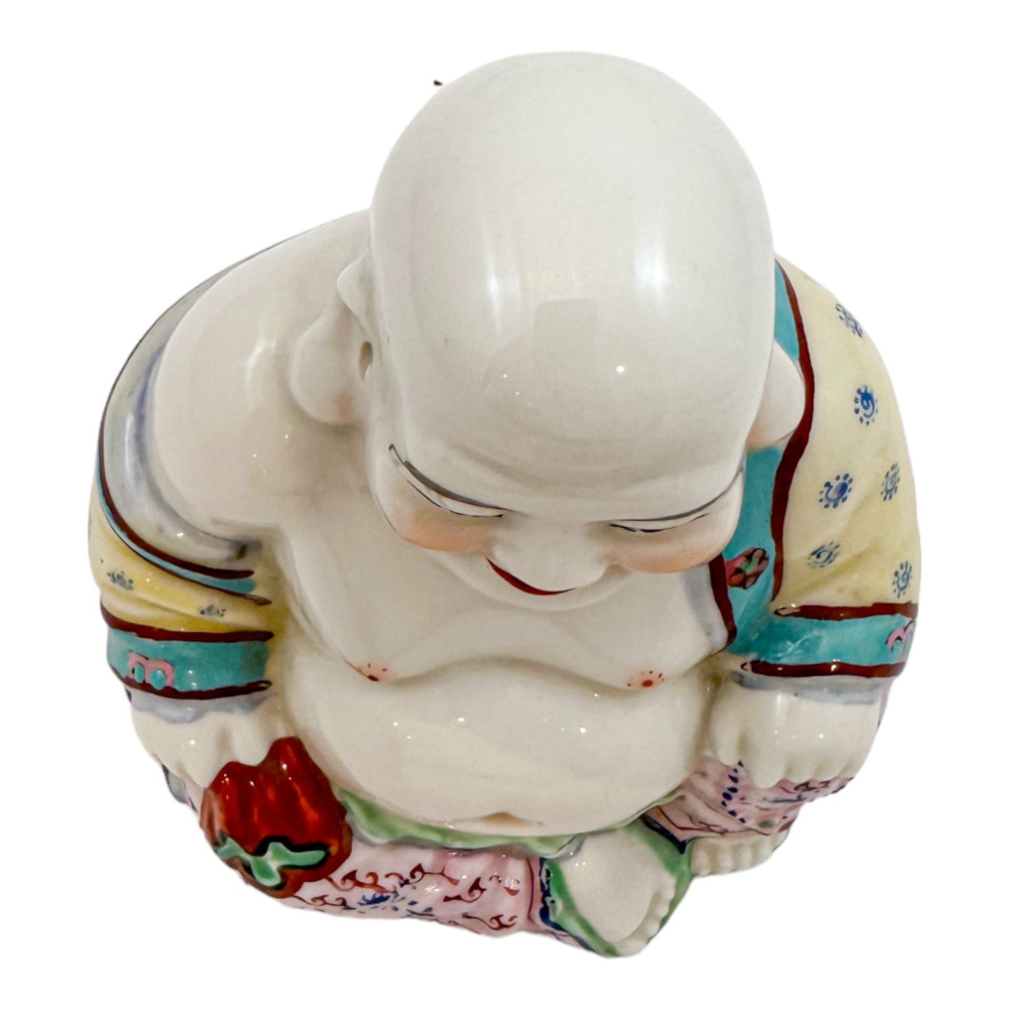 Chinese Republic porcelain Smiling Buddha figurine