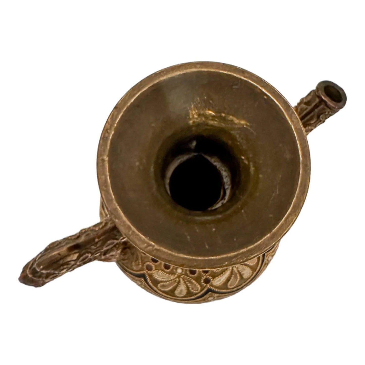1890's Wilhelm Schiller & Sohn pottery ewer in Islamic style